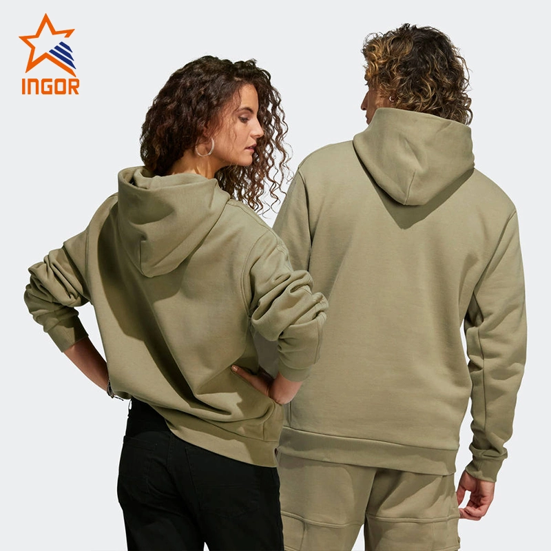 Ingorsports Wholesale Mens Sweat Suits 2 Pieces Hoodie Set Jogging Suit Tracksuit for Men