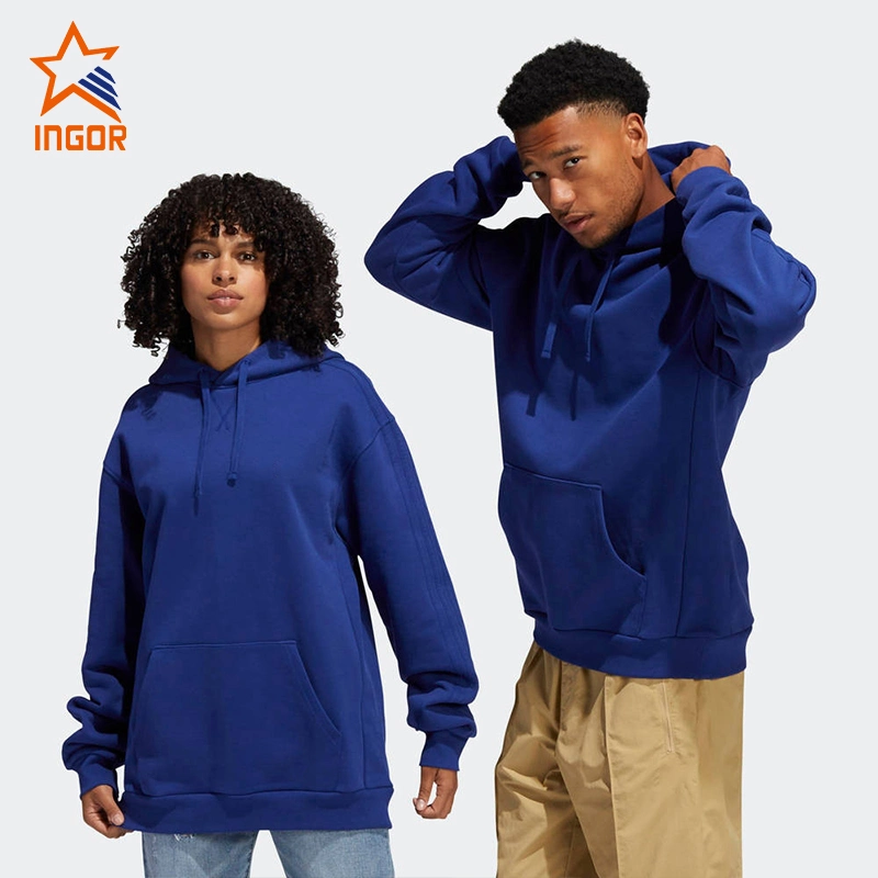 Ingorsports Wholesale Mens Sweat Suits 2 Pieces Hoodie Set Jogging Suit Tracksuit for Men